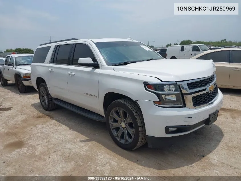 1GNSCHKC1JR250969 2018 Chevrolet Suburban Lt