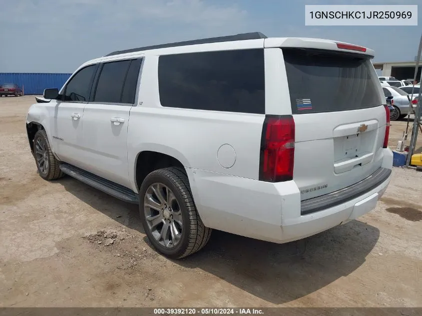 2018 Chevrolet Suburban Lt VIN: 1GNSCHKC1JR250969 Lot: 39392120