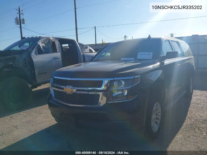 1GNSCHKC5JR335202 2018 Chevrolet Suburban Lt