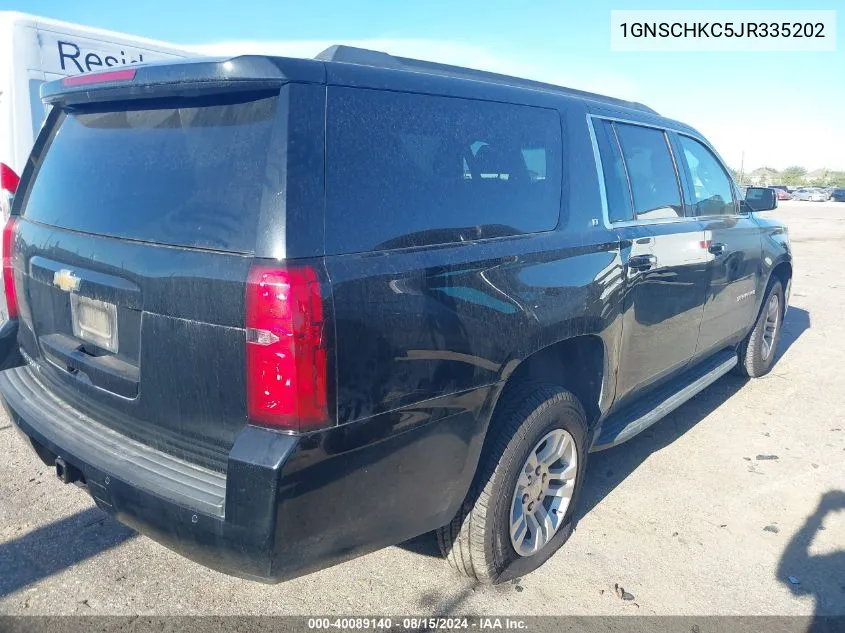 2018 Chevrolet Suburban Lt VIN: 1GNSCHKC5JR335202 Lot: 40089140