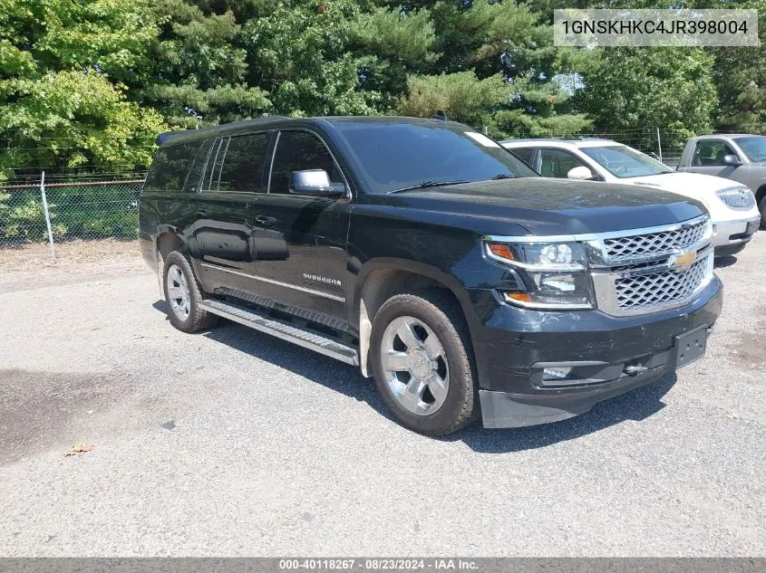 2018 Chevrolet Suburban Lt VIN: 1GNSKHKC4JR398004 Lot: 40118267