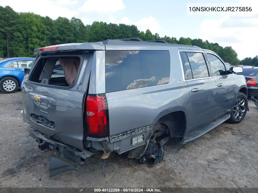 2018 Chevrolet Suburban Lt VIN: 1GNSKHKCXJR275856 Lot: 40122269