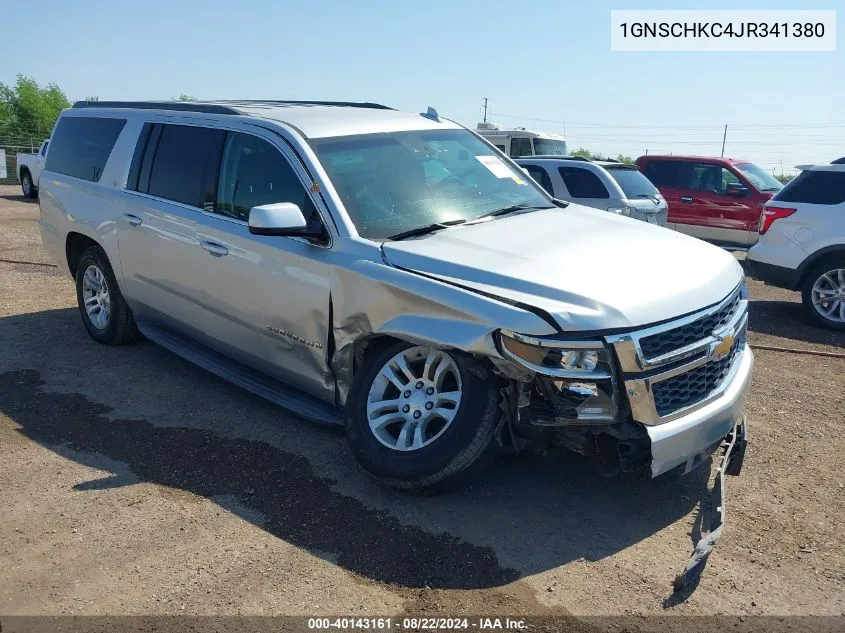 1GNSCHKC4JR341380 2018 Chevrolet Suburban Lt