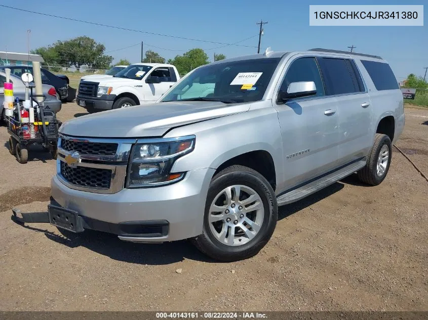 2018 Chevrolet Suburban Lt VIN: 1GNSCHKC4JR341380 Lot: 40143161