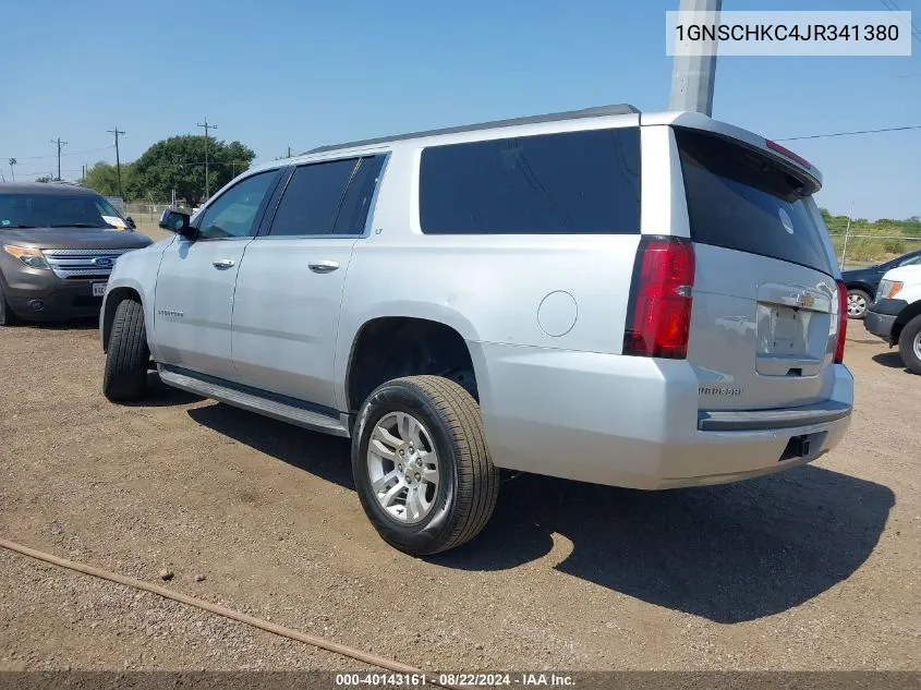 2018 Chevrolet Suburban Lt VIN: 1GNSCHKC4JR341380 Lot: 40143161