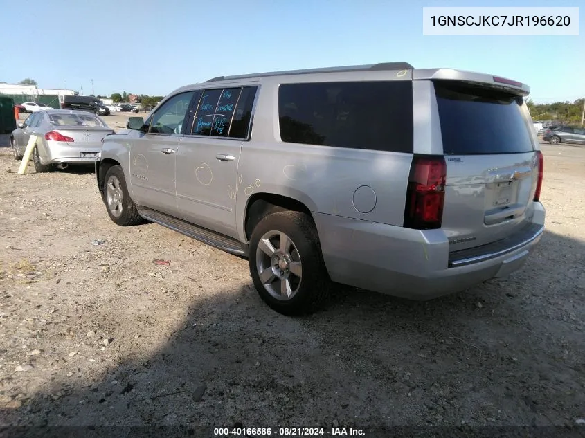 2018 Chevrolet Suburban C1500 Premier VIN: 1GNSCJKC7JR196620 Lot: 40166586