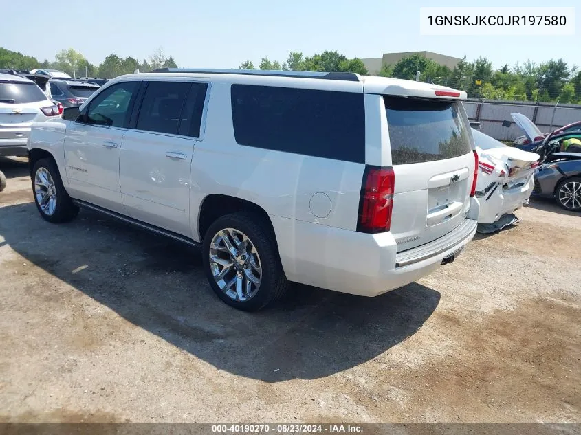 1GNSKJKC0JR197580 2018 Chevrolet Suburban Premier