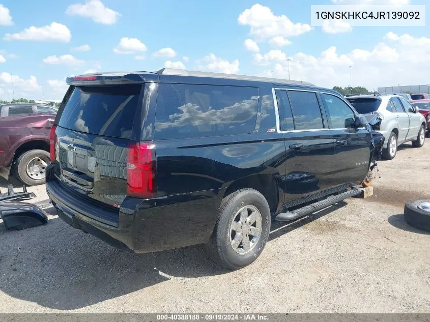 1GNSKHKC4JR139092 2018 Chevrolet Suburban Lt