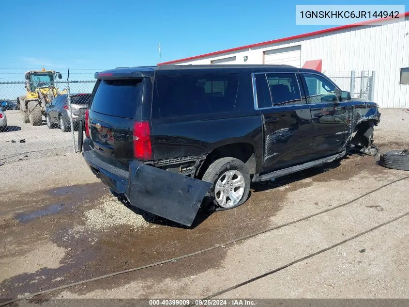 1GNSKHKC6JR144942 2018 Chevrolet Suburban Lt