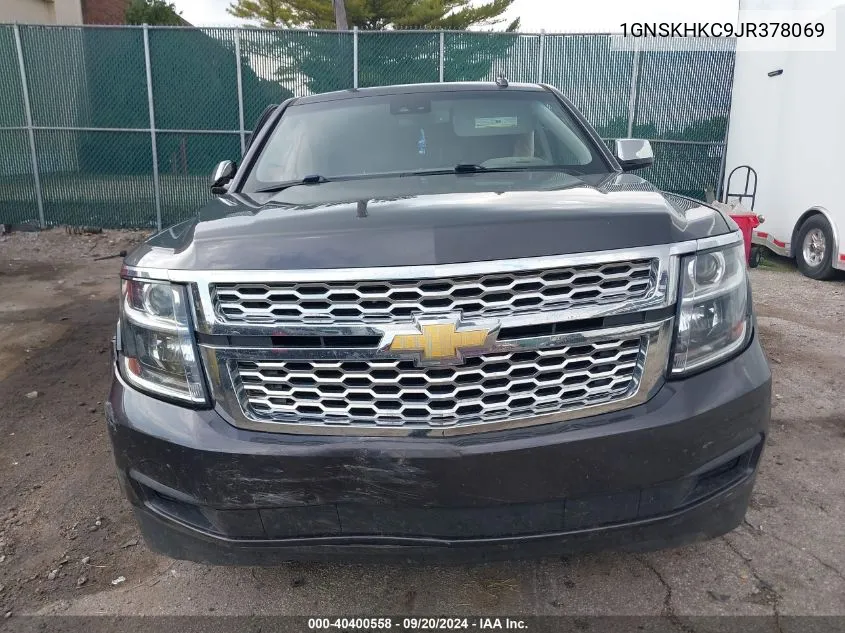 1GNSKHKC9JR378069 2018 Chevrolet Suburban Lt