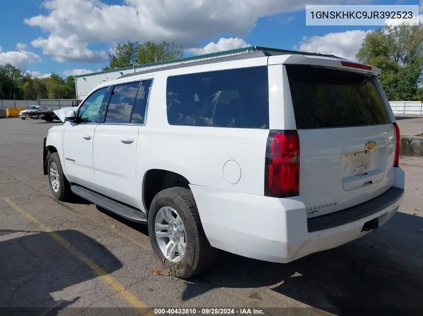 2018 Chevrolet Suburban Lt VIN: 1GNSKHKC9JR392523 Lot: 40433810