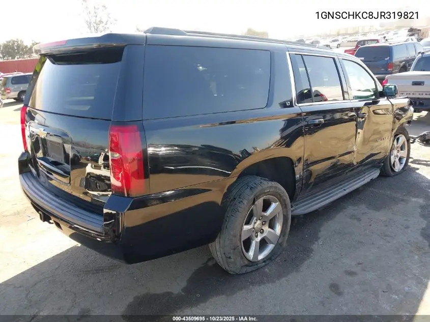 1GNSCHKC8JR319821 2018 Chevrolet Suburban Lt