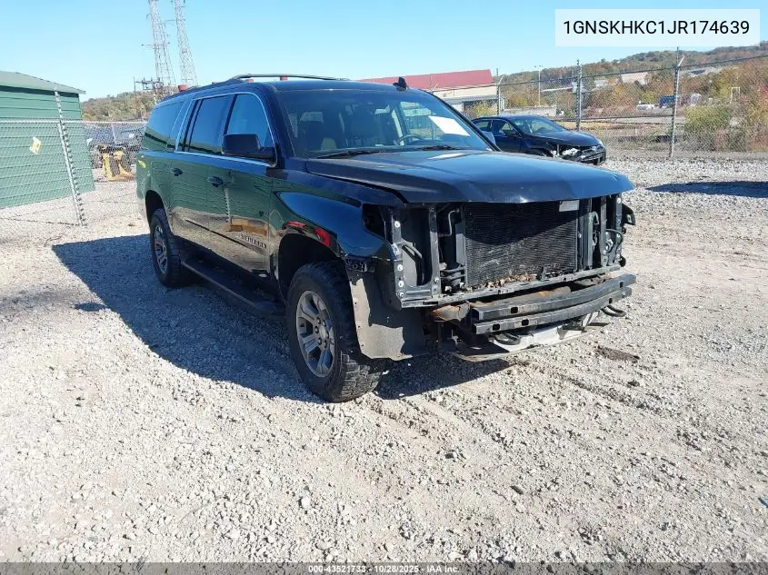 1GNSKHKC1JR174639 2018 Chevrolet Suburban Lt