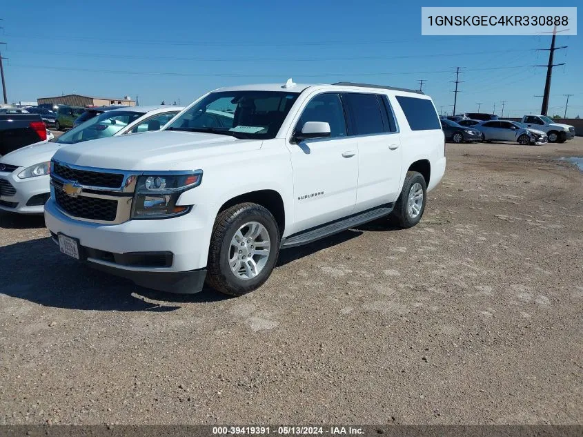 2019 Chevrolet Suburban Ls VIN: 1GNSKGEC4KR330888 Lot: 39419391