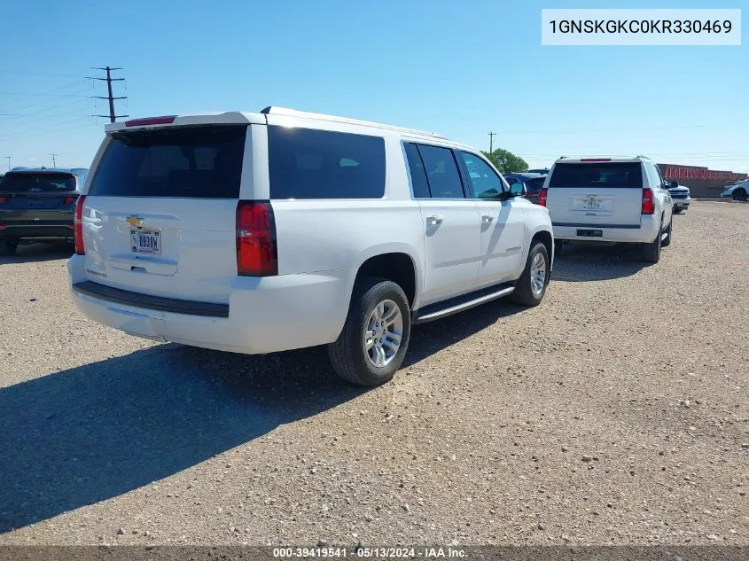 2019 Chevrolet Suburban Ls VIN: 1GNSKGKC0KR330469 Lot: 39419541