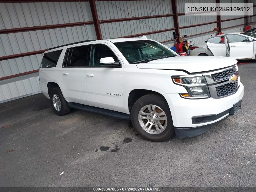 1GNSKHKC2KR109512 2019 Chevrolet Suburban Lt