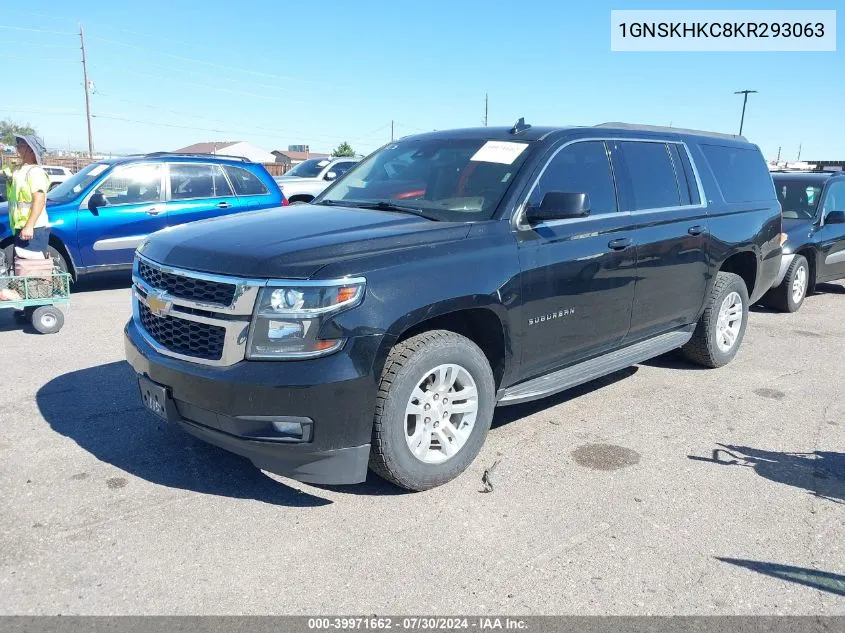 1GNSKHKC8KR293063 2019 Chevrolet Suburban K1500 Lt