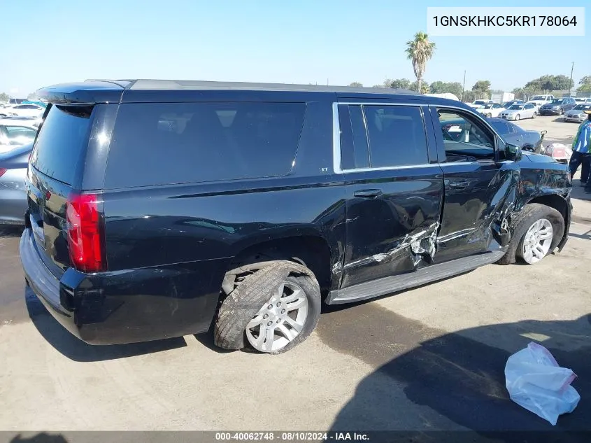 1GNSKHKC5KR178064 2019 Chevrolet Suburban Lt