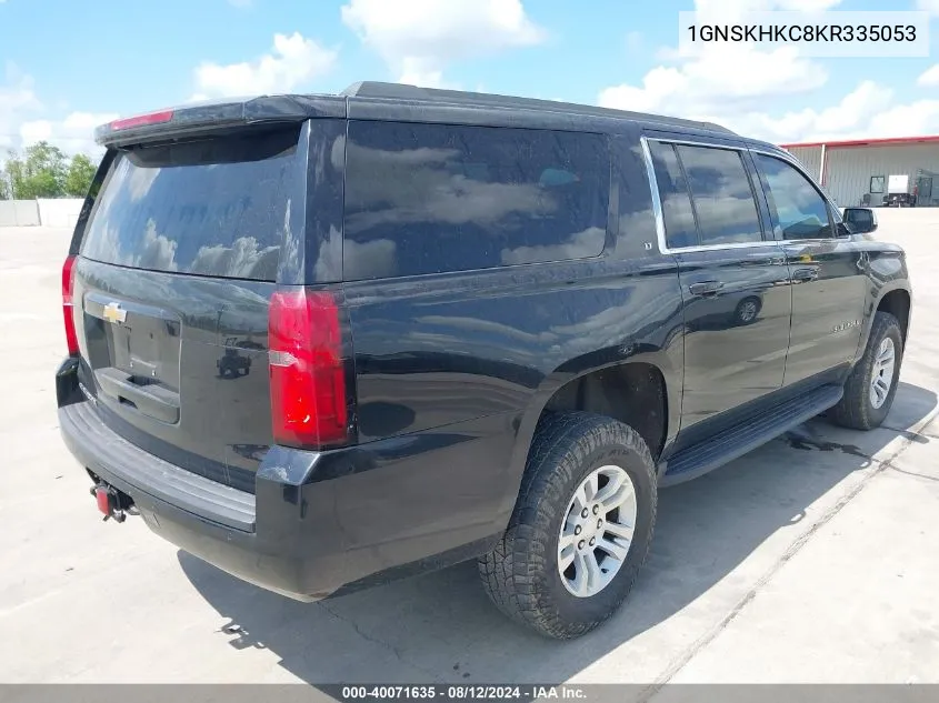 1GNSKHKC8KR335053 2019 Chevrolet Suburban Lt