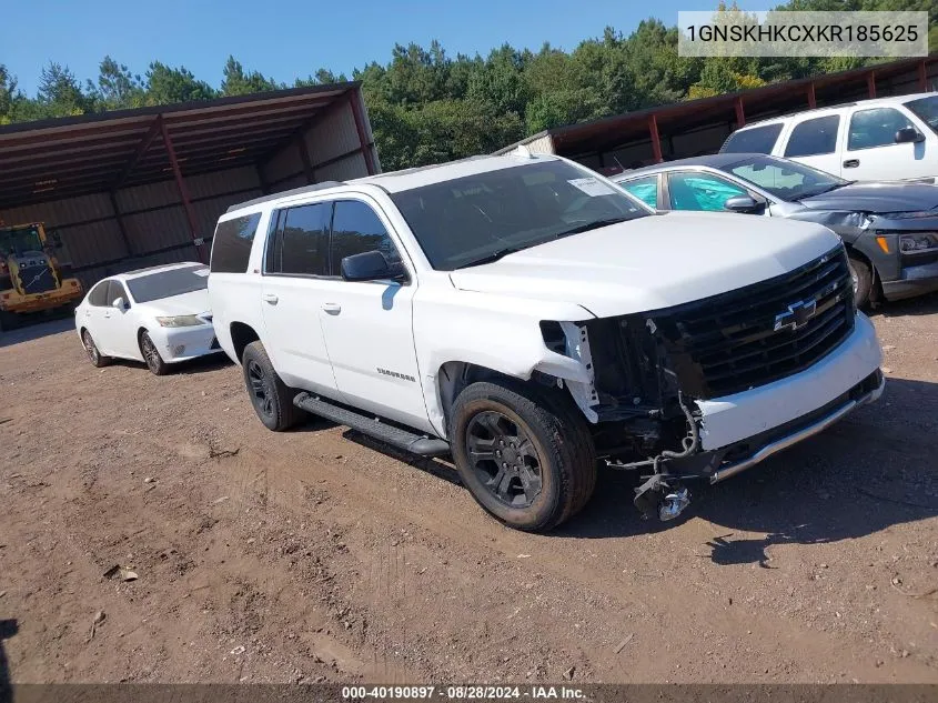 2019 Chevrolet Suburban K1500 Lt VIN: 1GNSKHKCXKR185625 Lot: 40190897