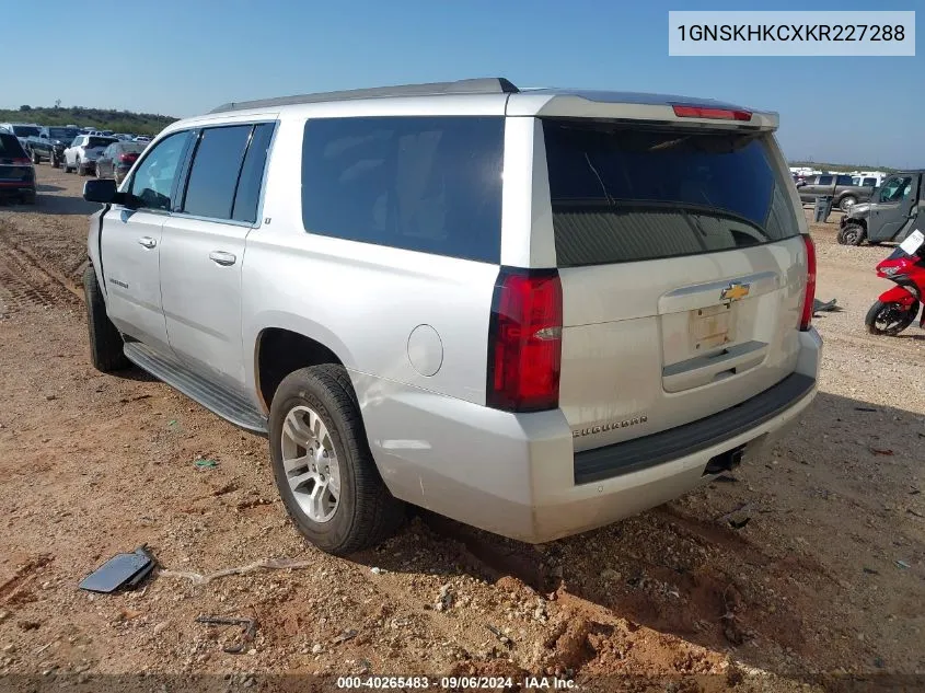 1GNSKHKCXKR227288 2019 Chevrolet Suburban Lt