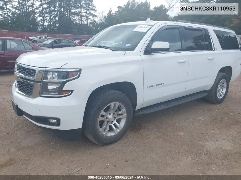 1GNSCHKC8KR110953 2019 Chevrolet Suburban Lt