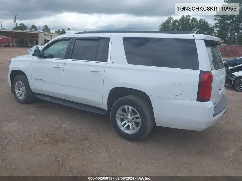 1GNSCHKC8KR110953 2019 Chevrolet Suburban Lt