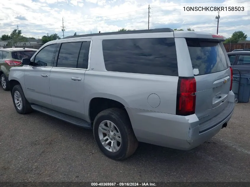 1GNSCHKC8KR158503 2019 Chevrolet Suburban Lt