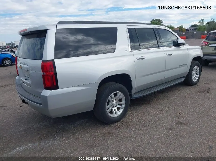 1GNSCHKC8KR158503 2019 Chevrolet Suburban Lt