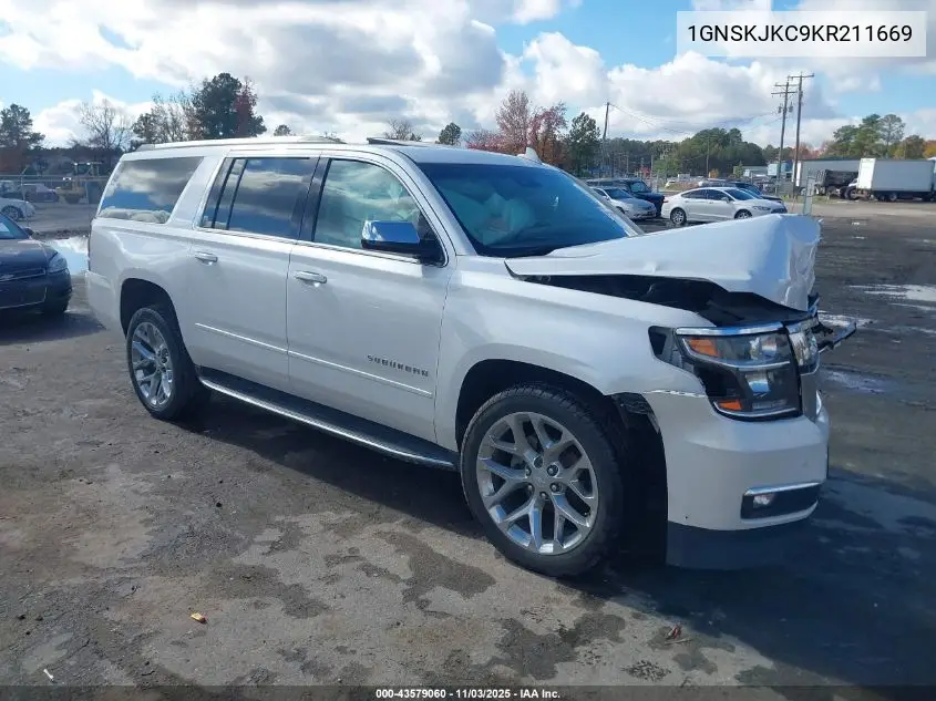 1GNSKJKC9KR211669 2019 Chevrolet Suburban Premier