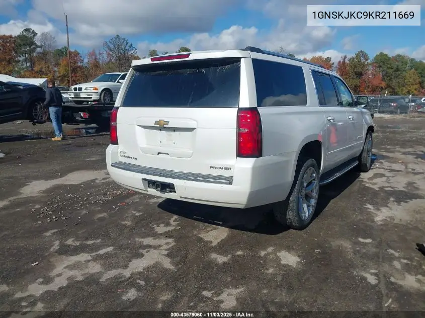 1GNSKJKC9KR211669 2019 Chevrolet Suburban Premier