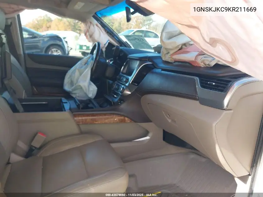 1GNSKJKC9KR211669 2019 Chevrolet Suburban Premier