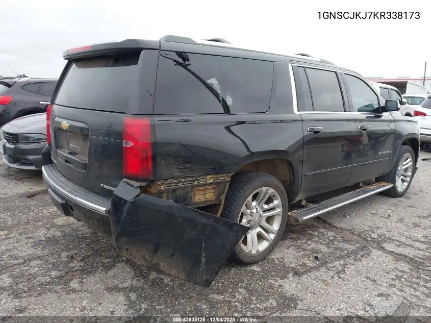 1GNSCJKJ7KR338173 2019 Chevrolet Suburban Premier