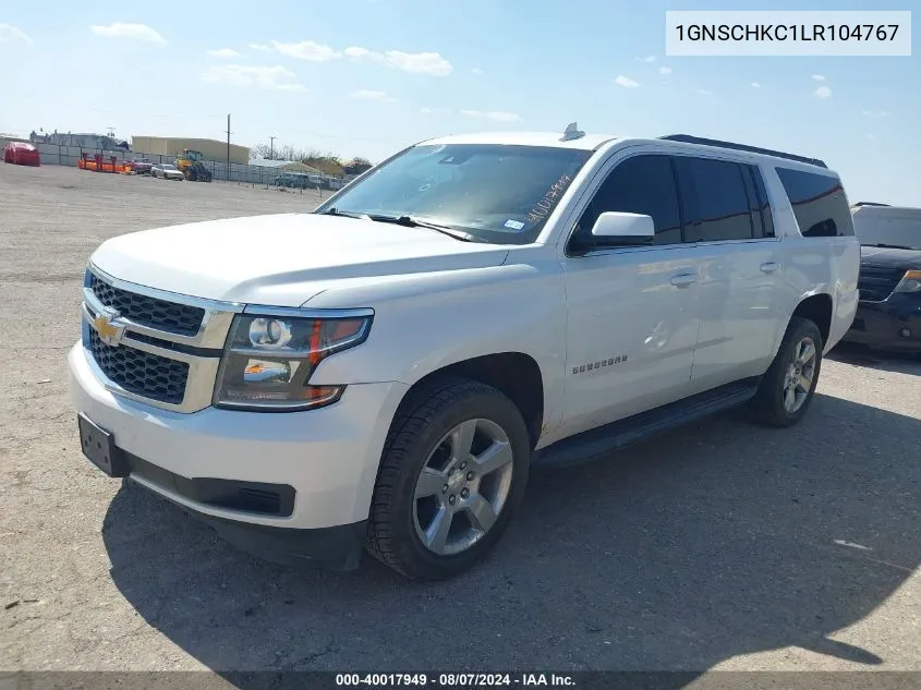 1GNSCHKC1LR104767 2020 Chevrolet Suburban 2Wd Lt