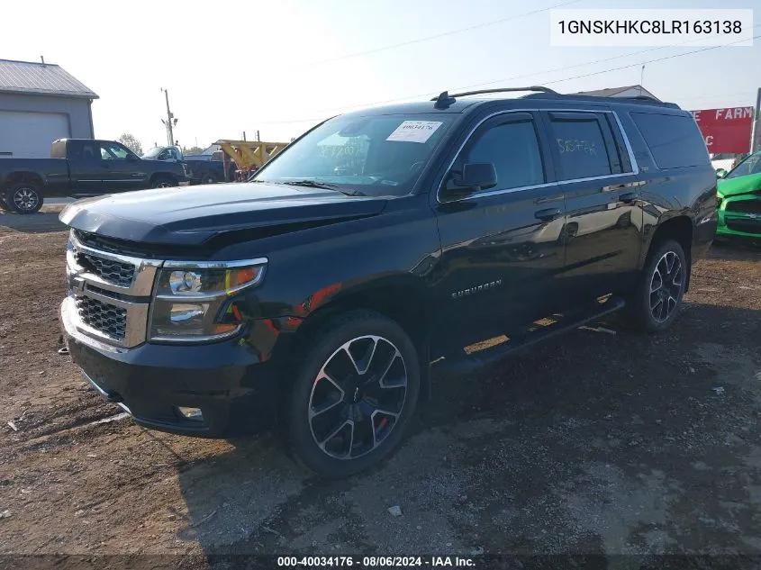 2020 Chevrolet Suburban K1500 Lt VIN: 1GNSKHKC8LR163138 Lot: 40034176