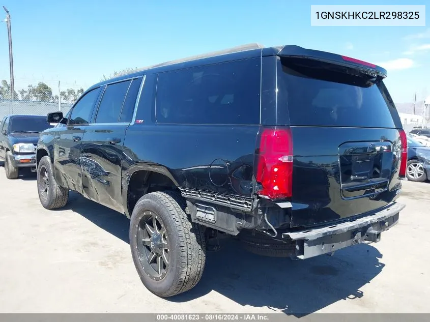 2020 Chevrolet Suburban 4Wd Lt VIN: 1GNSKHKC2LR298325 Lot: 40081623