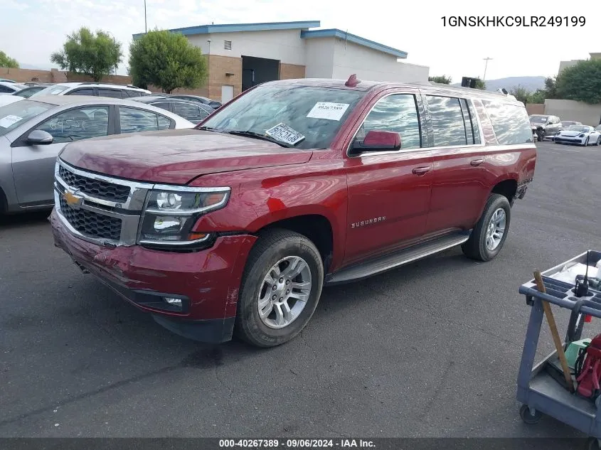 2020 Chevrolet Suburban 4Wd Lt VIN: 1GNSKHKC9LR249199 Lot: 40267389