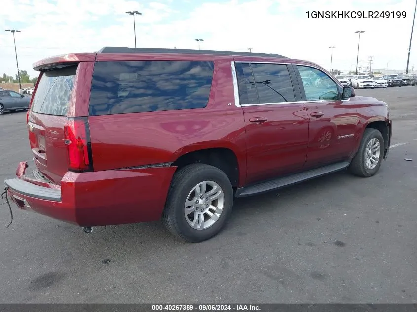 2020 Chevrolet Suburban 4Wd Lt VIN: 1GNSKHKC9LR249199 Lot: 40267389