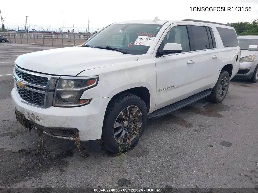 1GNSCGEC5LR143156 2020 Chevrolet Suburban 2Wd Ls