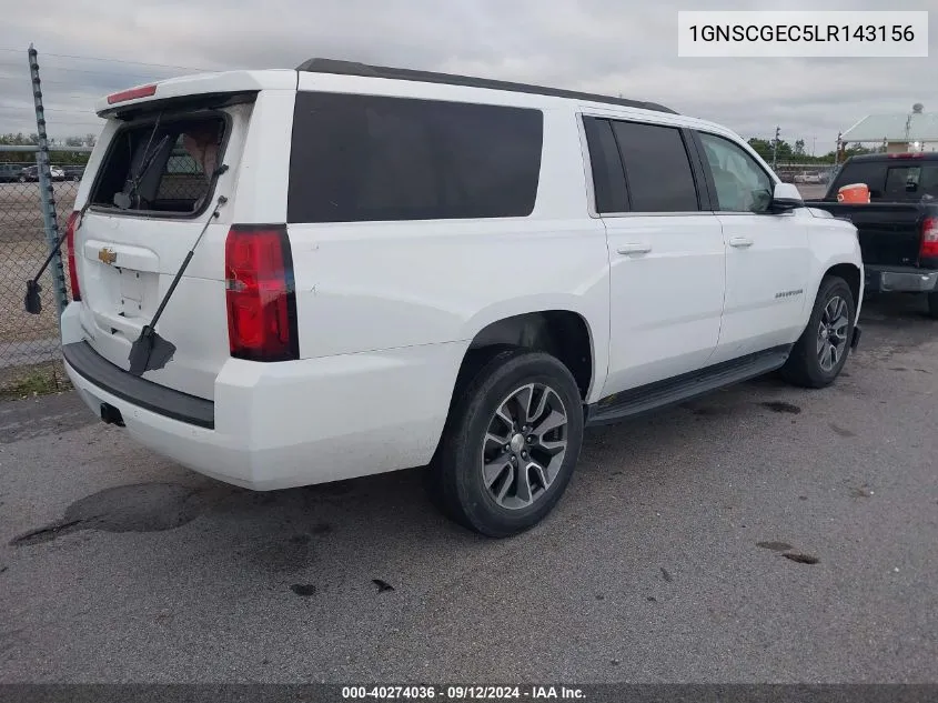 2020 Chevrolet Suburban 2Wd Ls VIN: 1GNSCGEC5LR143156 Lot: 40274036