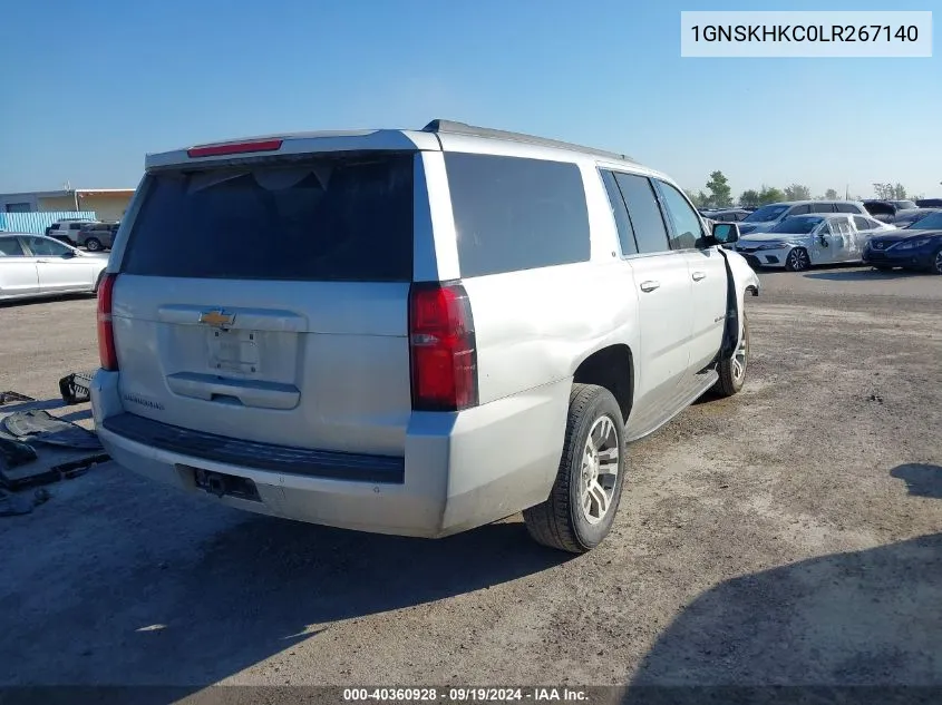 2020 Chevrolet Suburban 4Wd Lt VIN: 1GNSKHKC0LR267140 Lot: 40360928