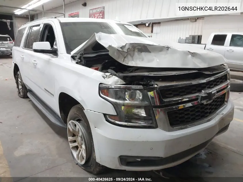 2020 Chevrolet Suburban C1500 Lt VIN: 1GNSCHKC4LR202644 Lot: 40426625