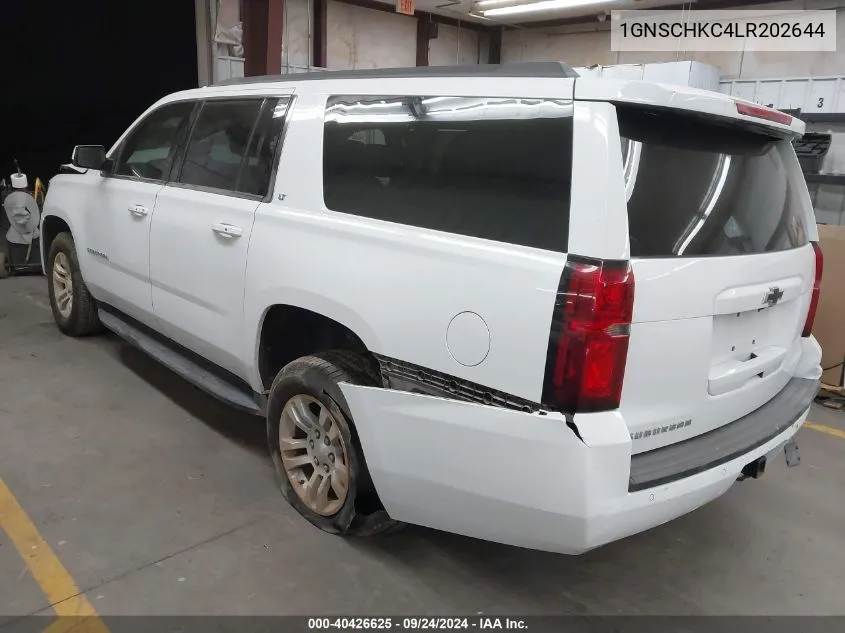 2020 Chevrolet Suburban C1500 Lt VIN: 1GNSCHKC4LR202644 Lot: 40426625