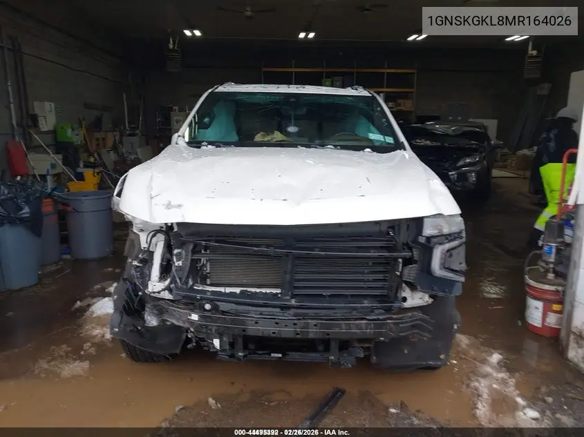 1GNSKGKL8MR164026 2021 Chevrolet Suburban 4Wd High Country