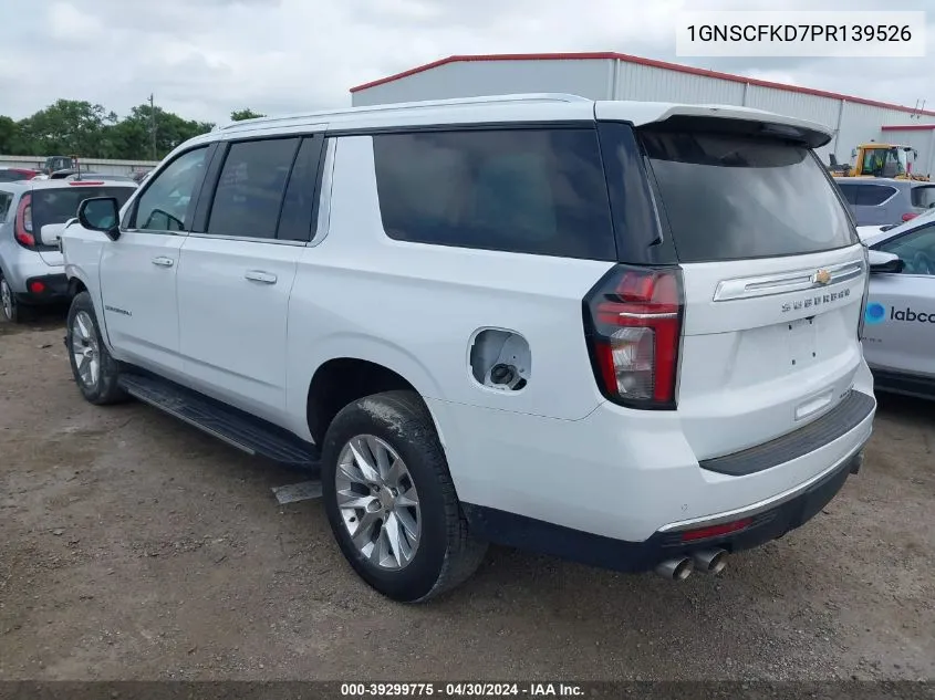 1GNSCFKD7PR139526 2023 Chevrolet Suburban 2Wd Premier