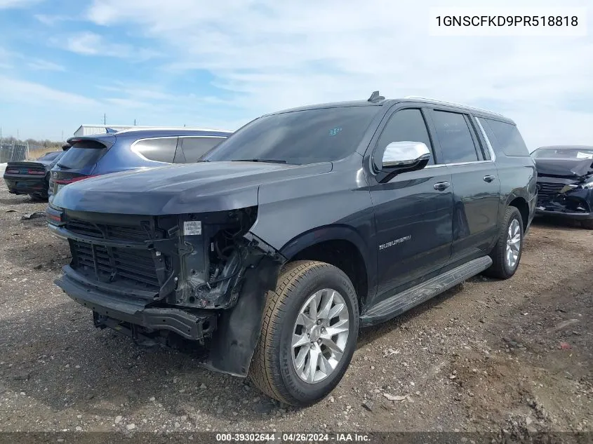 2023 Chevrolet Suburban 2Wd Premier VIN: 1GNSCFKD9PR518818 Lot: 39302644