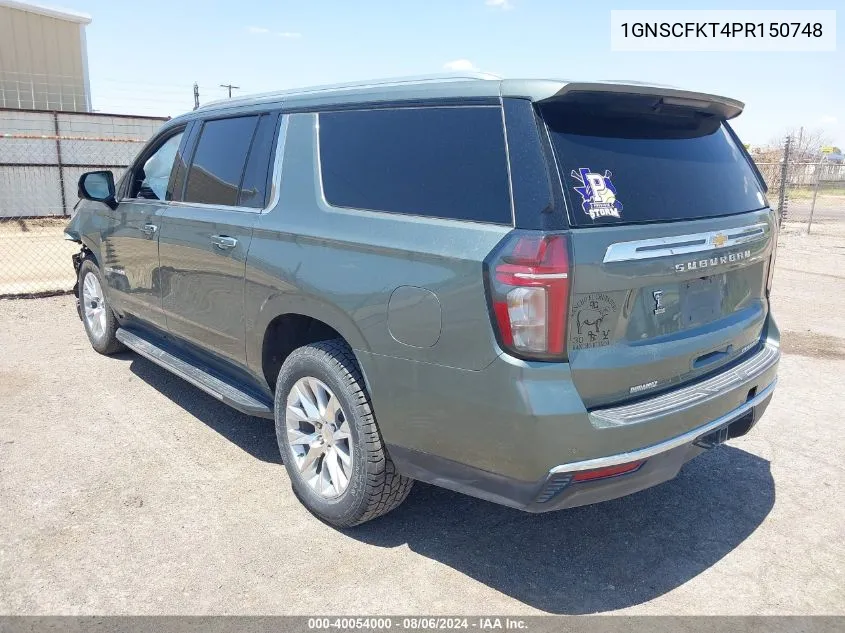 1GNSCFKT4PR150748 2023 Chevrolet Suburban 2Wd Premier