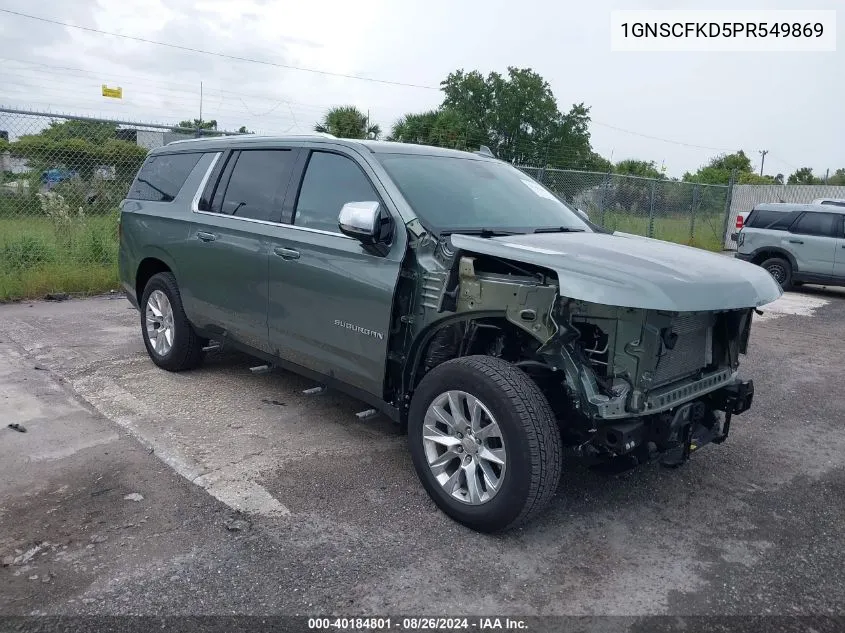 2023 Chevrolet Suburban 2Wd Premier VIN: 1GNSCFKD5PR549869 Lot: 40184801