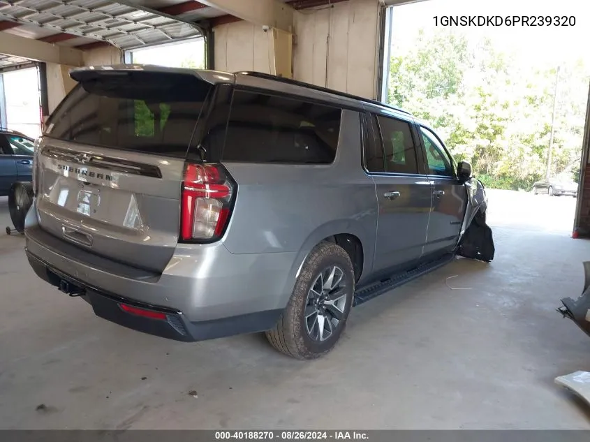 2023 Chevrolet Suburban 4Wd Z71 VIN: 1GNSKDKD6PR239320 Lot: 40188270