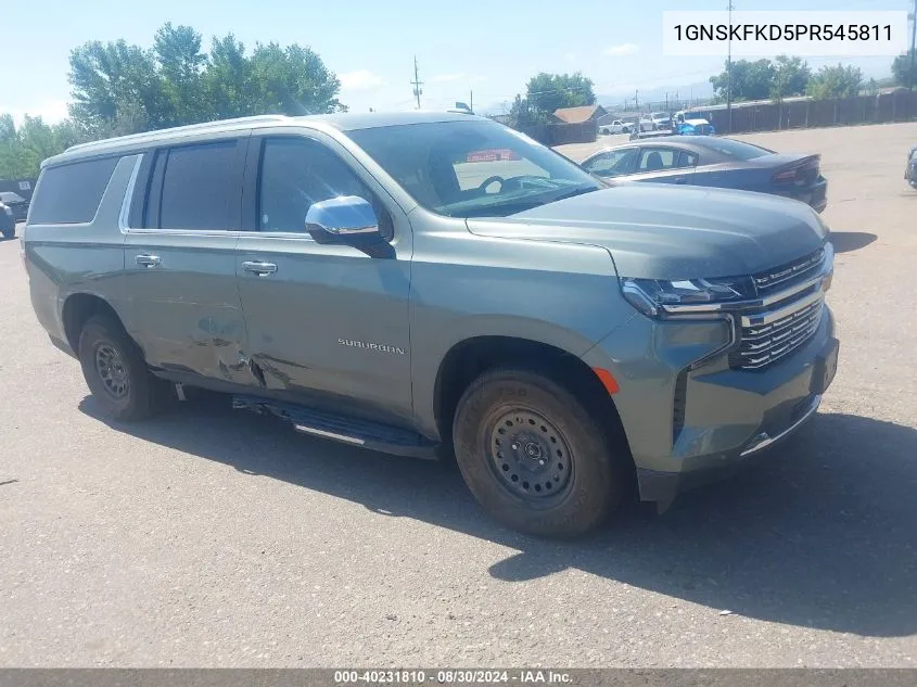 2023 Chevrolet Suburban 4Wd Premier VIN: 1GNSKFKD5PR545811 Lot: 40231810